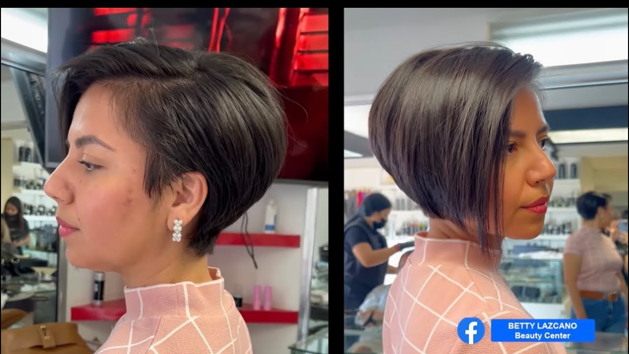 Aprende hacer este fácil corte bob desconectado con un lado corto y el otro largo - Betty Lazcano