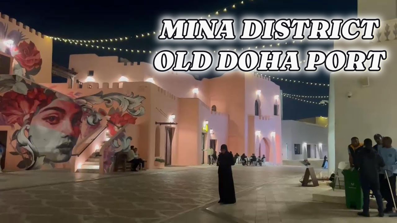 OLD DOHA PORT MINA DISTRICT|QATAR WALKING TOUR IN 4K|2025