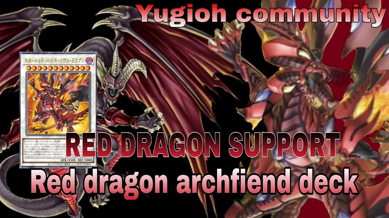 Red Dragon Archfiend //New Support//Mdpro3 //Replay+Decklist