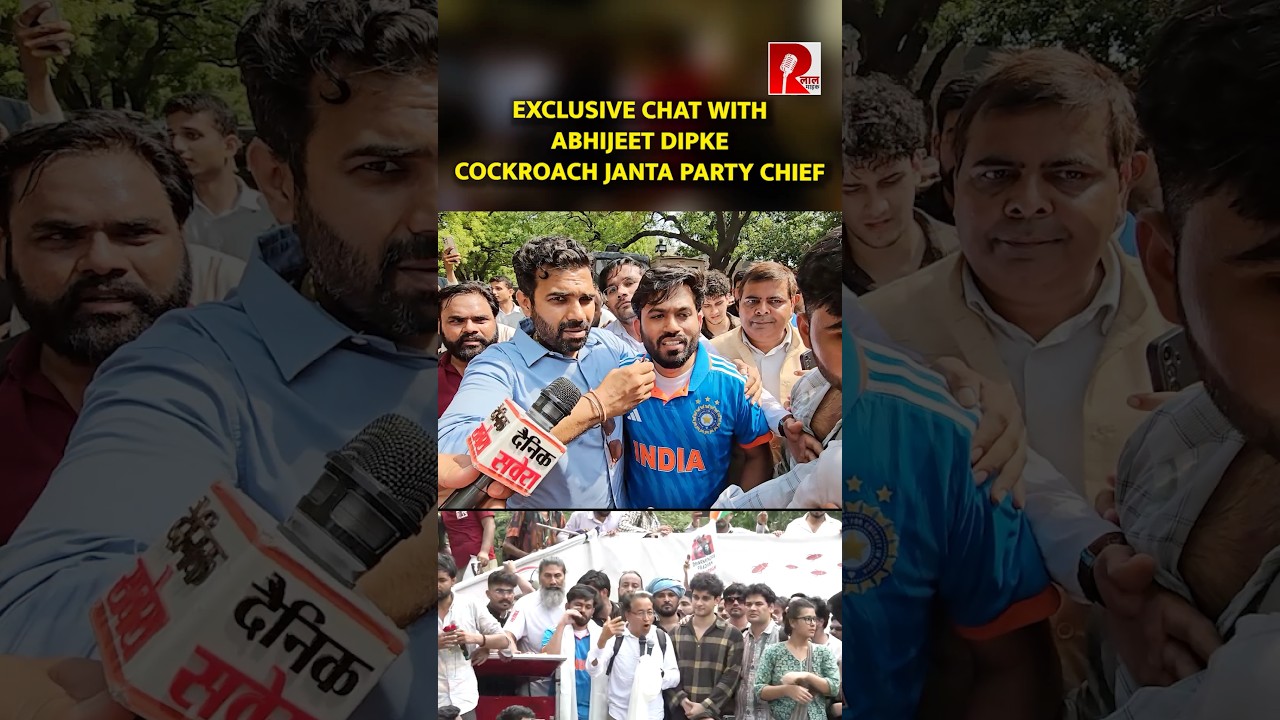 Exclusive Chat with Abhijeet Dipke, Cockroach Janta Party Chief