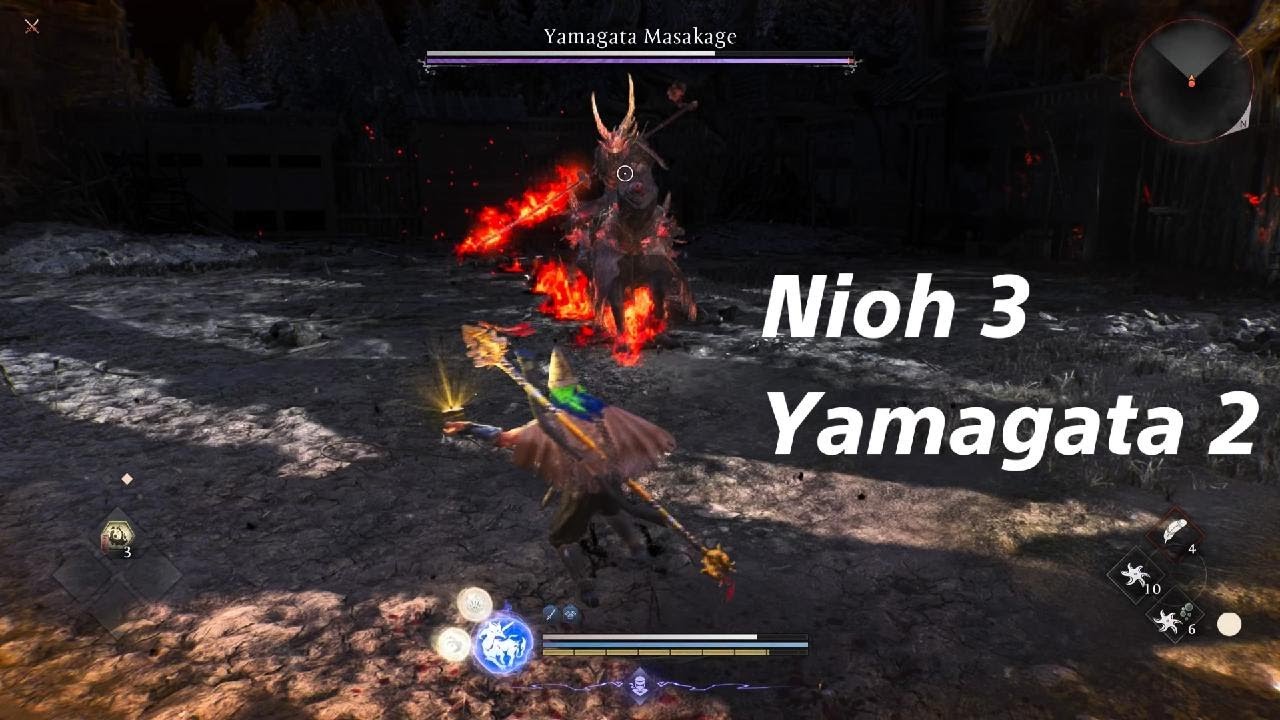 Nioh 3 - Yamagata Masakage Boss Battle 2 (Yokai form)