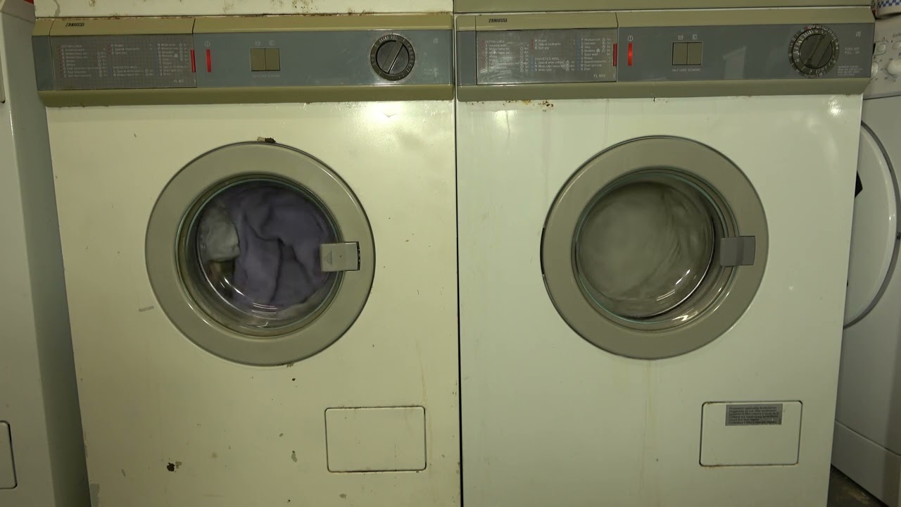 Spin Race : Zanussi FL812 vs. Zanussi Fl1012 / Short Slow spin only
