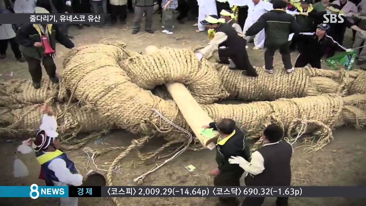 놀이로 단합과 협동…줄다리기 '유네스코 유산' / SBS