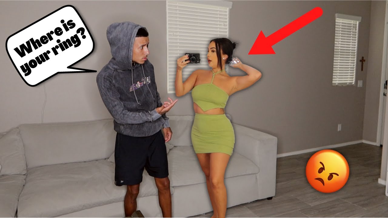 LEAVING TO THE CLUB WITHOUT MY RING PRANK!! *HE'S MAD*