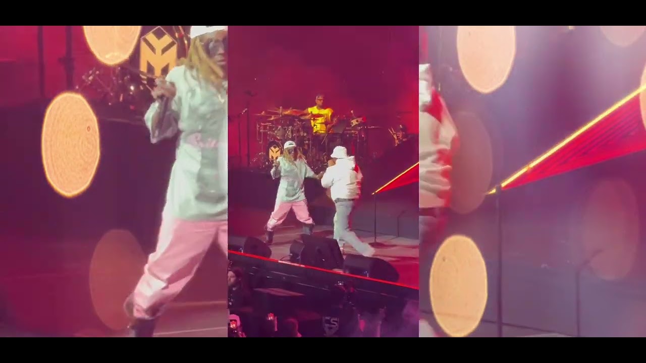 Lil Wayne and LL Cool J perform Bells at Madison Square Garden