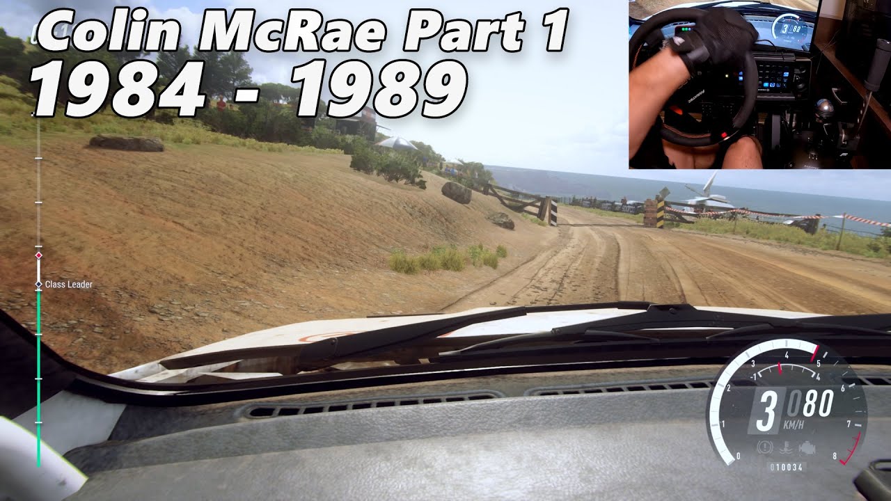 Practise for EA Sports WRC - Dirt Rally 2.0  Colin McRae Career - Dash view