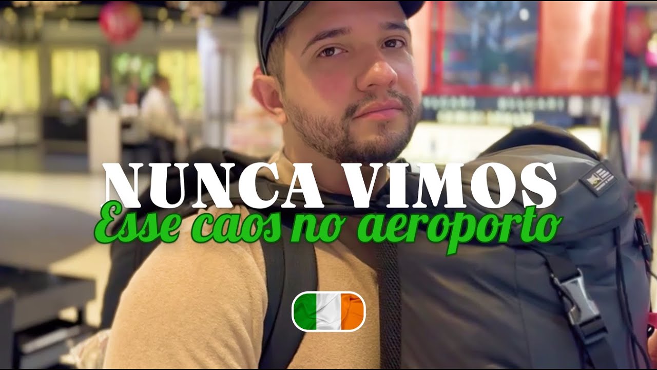 CAOS NO AEROPORTO DE DUBLIN | IRLANDA