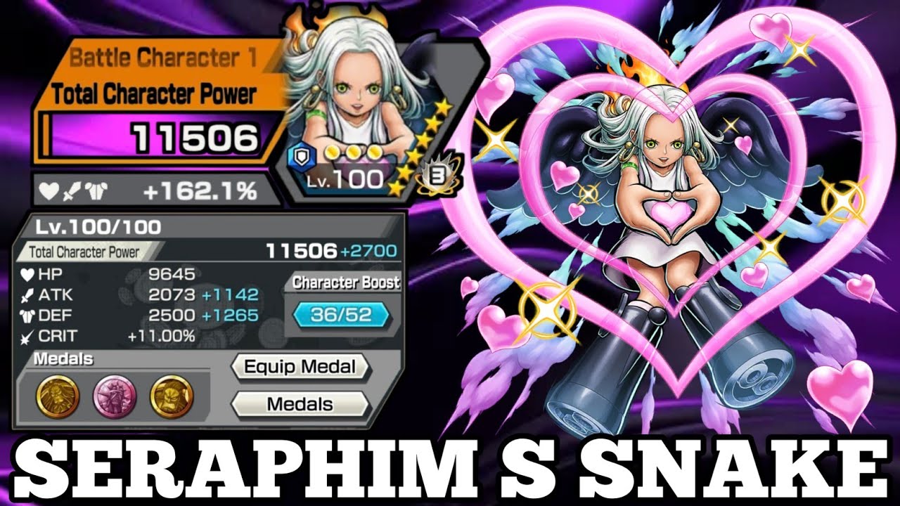 Геймплей EX SERAPHIM S SNAKE | ONE PIECE BOUNTY RUSH | OPBR
