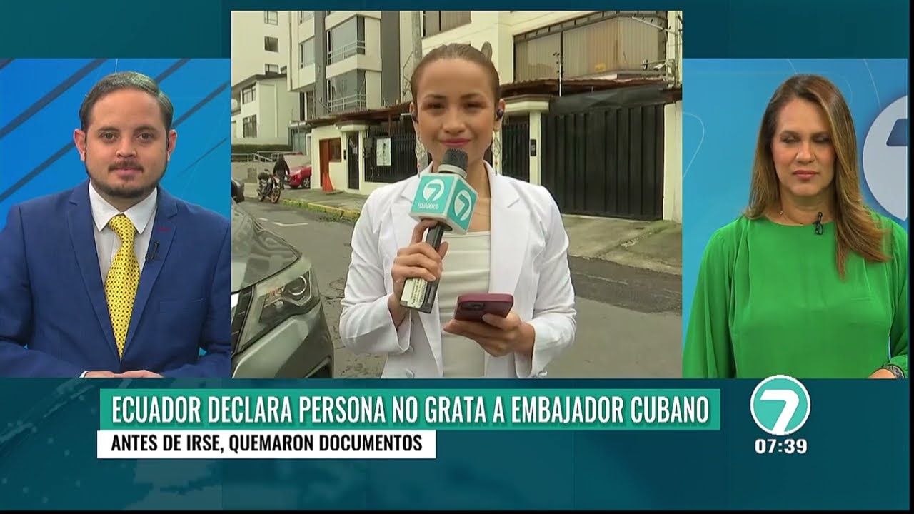 Comunidad: Ecuador expulsa al embajador de Cuba y a toda la misión diplomática
