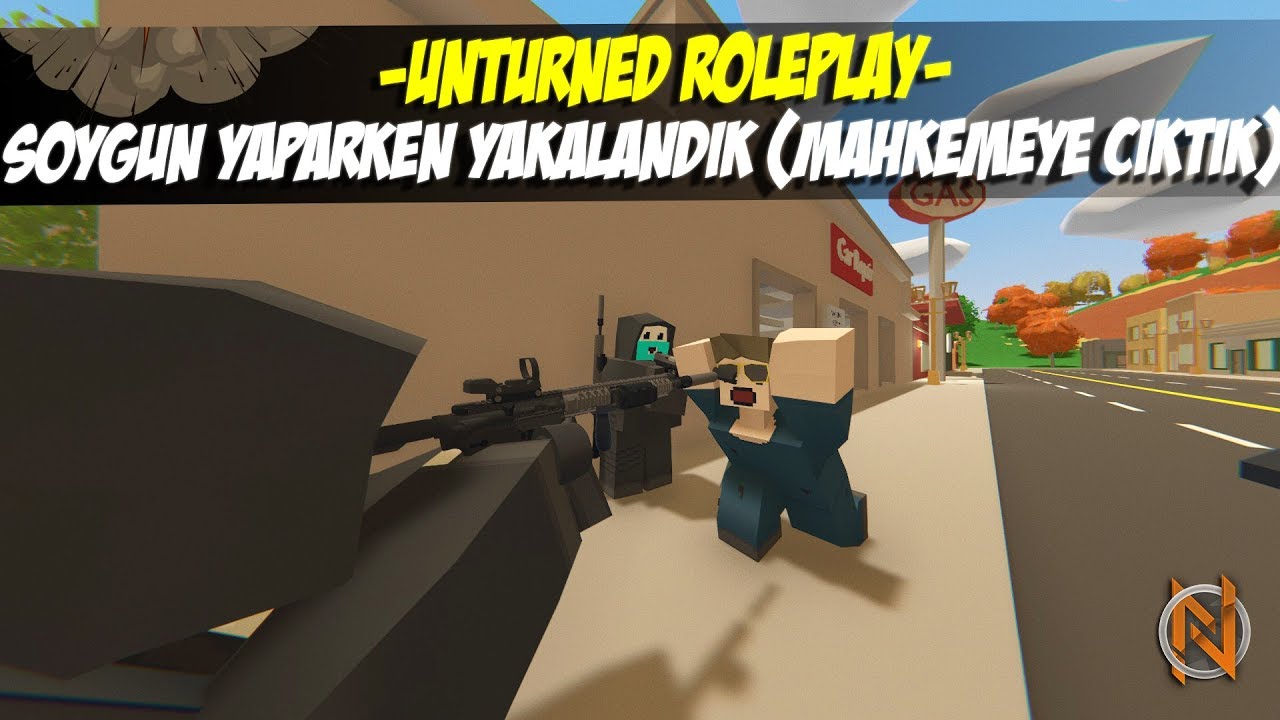 ARAÇ SOYGUNU YAPARKEN YAKALANDIK ! (MAHKEMEYE ÇIKTIK) UNTURNED ROLEPLAY #177
