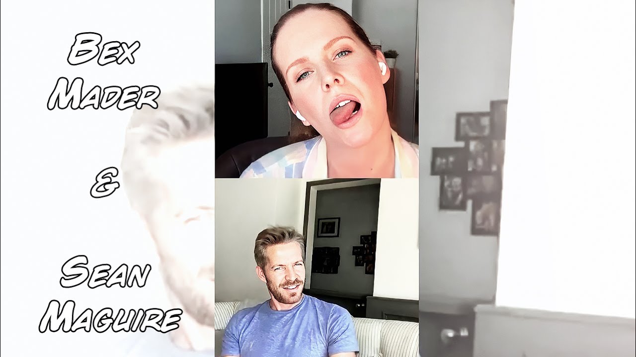 Rebecca Mader and Sean Maguire doing livestream on IG [May 7]