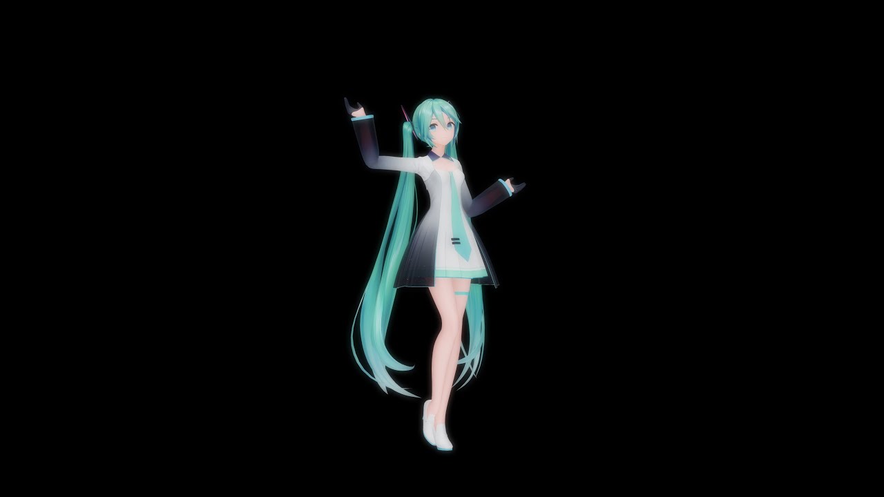 【MMD】極楽浄土 / YYB式初音ミク_10th / 4K60fps / 黒背景