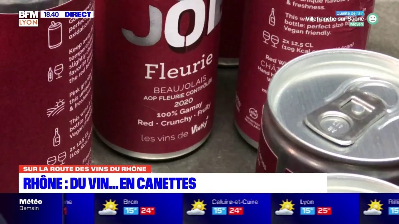 Rhône : du vin... en canettes