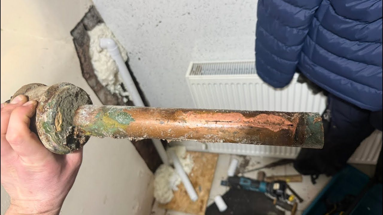 Leaking drain pipe in house I found the problem why 