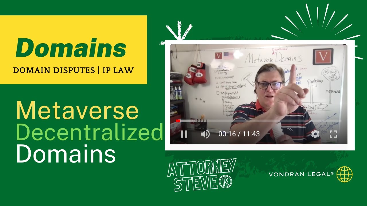 Metaverse 'Distributed' Domains explained by Attorney Steve&reg;
