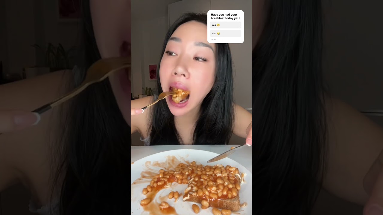 Classic British Breakfast #mukbang #breakfast #britishfood