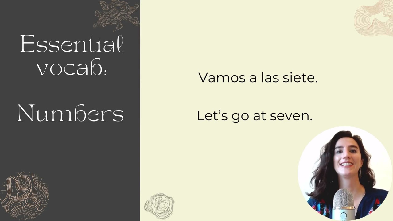 Telling time and Numbers in Spanish!