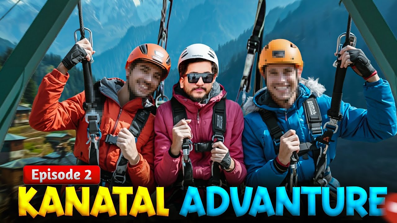 Extreme Adventure in Kanatal 😱 | Zipline, Sky Cycling & More!India’s BEST Adventure Activities in UK
