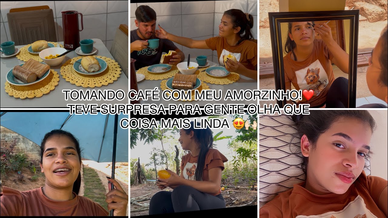 TOMANDO CAFE COM MEU ESPOSO + FAZENDO MINHA SOBRANCELHA EM CASA / teve surpresa para gente! 🏠❤️