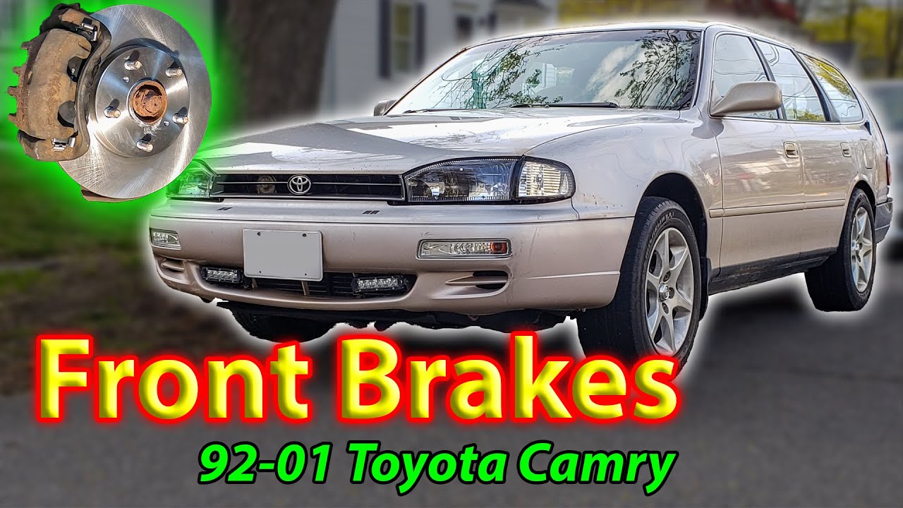 Замена передних тормозов Toyota Camry 1992-2001