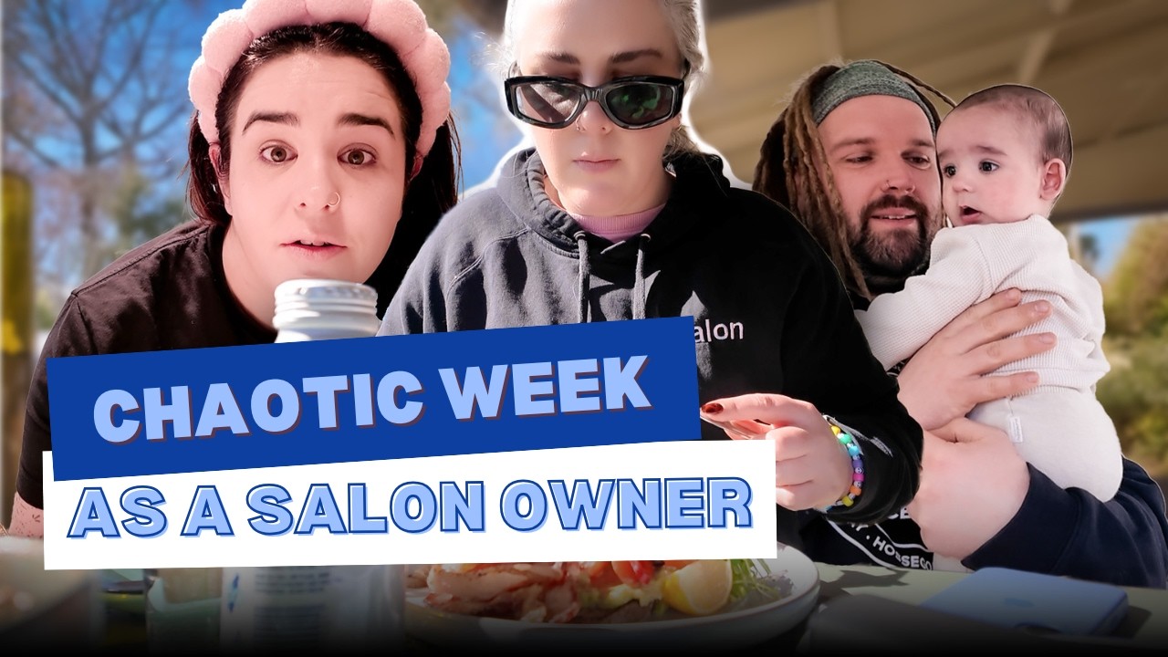 Weekly VLOG | Chaotic week in our lives! Balancing babies and running a salon & Mentoring Day