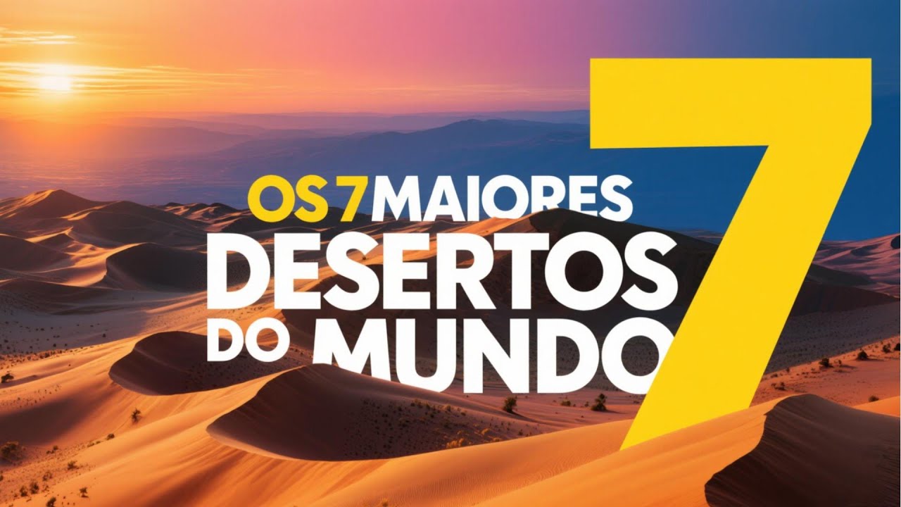 Os 7 Maiores Desertos do Mundo – o #3 Vai te Surpreender!
