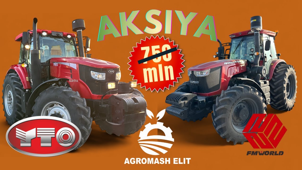 FM WORLD WD1604E va YTO ELG-1754 | OBZOR VIDEO NARXLARI BILAN