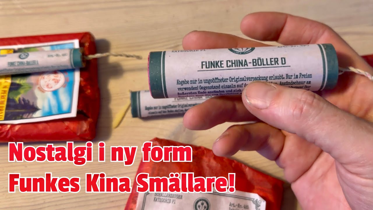 Nostalgi: De bästa smällarna är tillbaka! Funke China Böller!