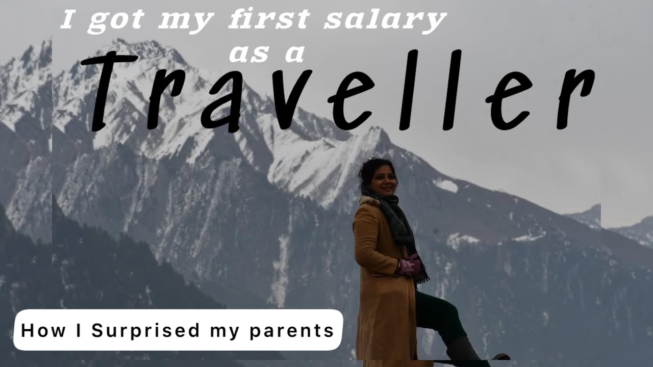 As A Traveller I Got My First Salary 🪬 🧿 | How I surprised my PARENTS☺️| #youtube #vlog 