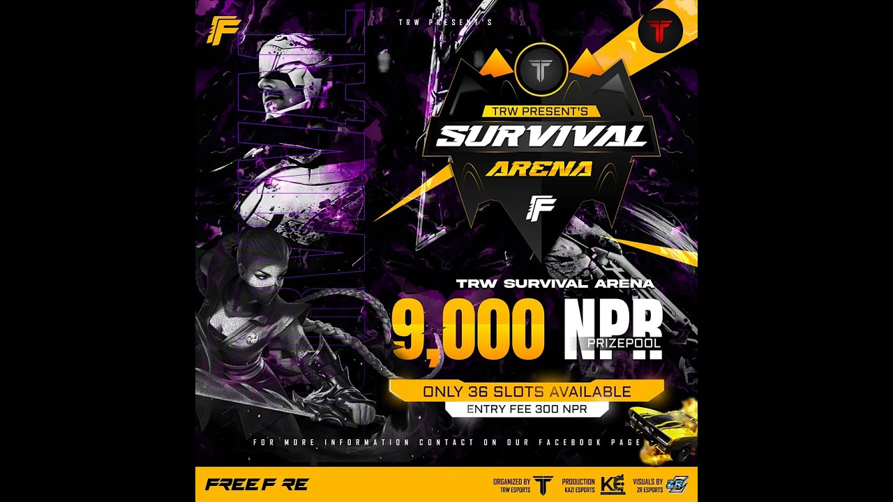 SURVIVAL ARENA -  QUALIFIERS ROUND  FT. HORAA , DRS, GB ~THE UNKNOWN ESPORTS @HoraaEsportsOfficial