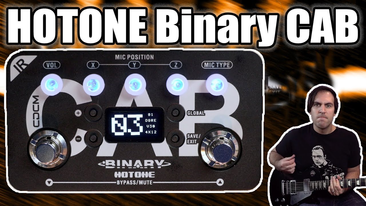 Hotone Binary CAB Speaker Simulator Pedal Demo & Review - Impulse Responses in a Pedal?!?