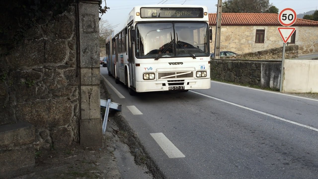 TUB Braga - Volvo B10MA-55 MKIII Camo Camus - Bus 411 -  Carreira  / Line 73 [1440p]