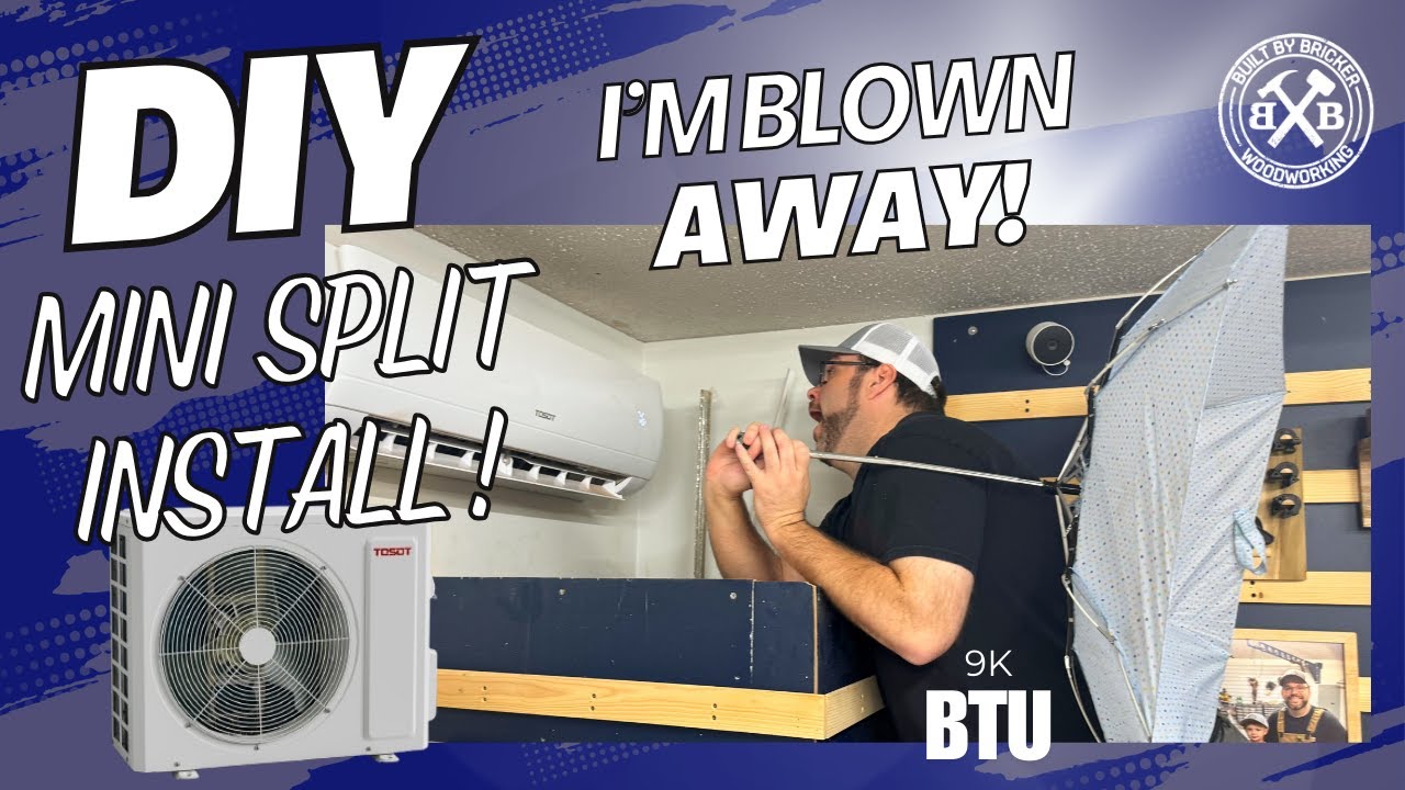 DIY Mini Split Install - YOU can Do This Yourself! Yes, YOU!  / Tosot Mini Split Air Conditioner