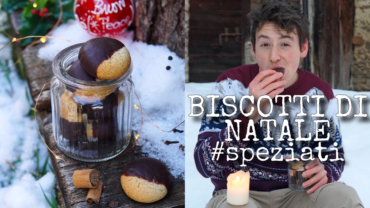 BISCOTTI DI NATALE SPEZIATI - friabili e morbidi dentro - Pan di zenzero - al cioccolato - cannella