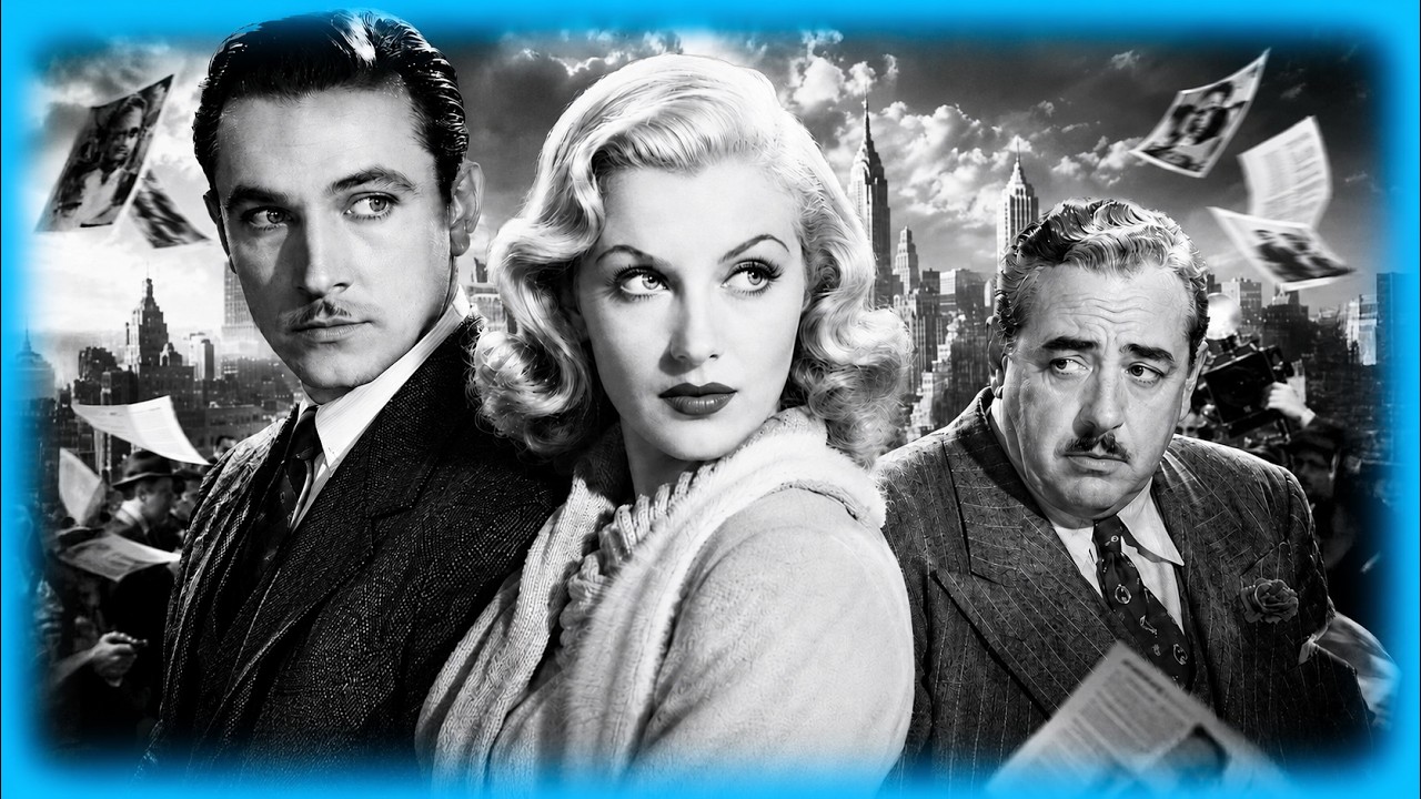 🎬 Nothing Sacred (1937) | Carole Lombard & Fredric March Screwball Comedy 🔥😂 | Fake Fame & Chaos