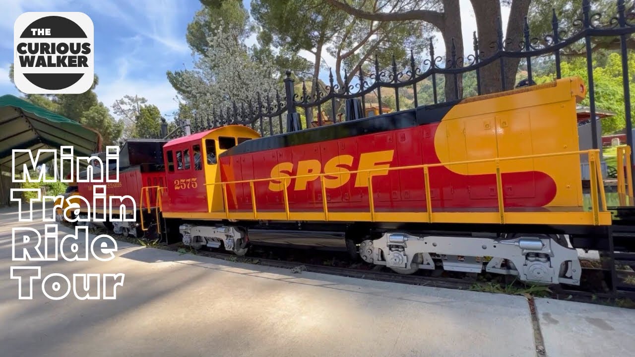 MINI TRAIN RIDE! | 7½” Gauge Model Train in Los Angeles