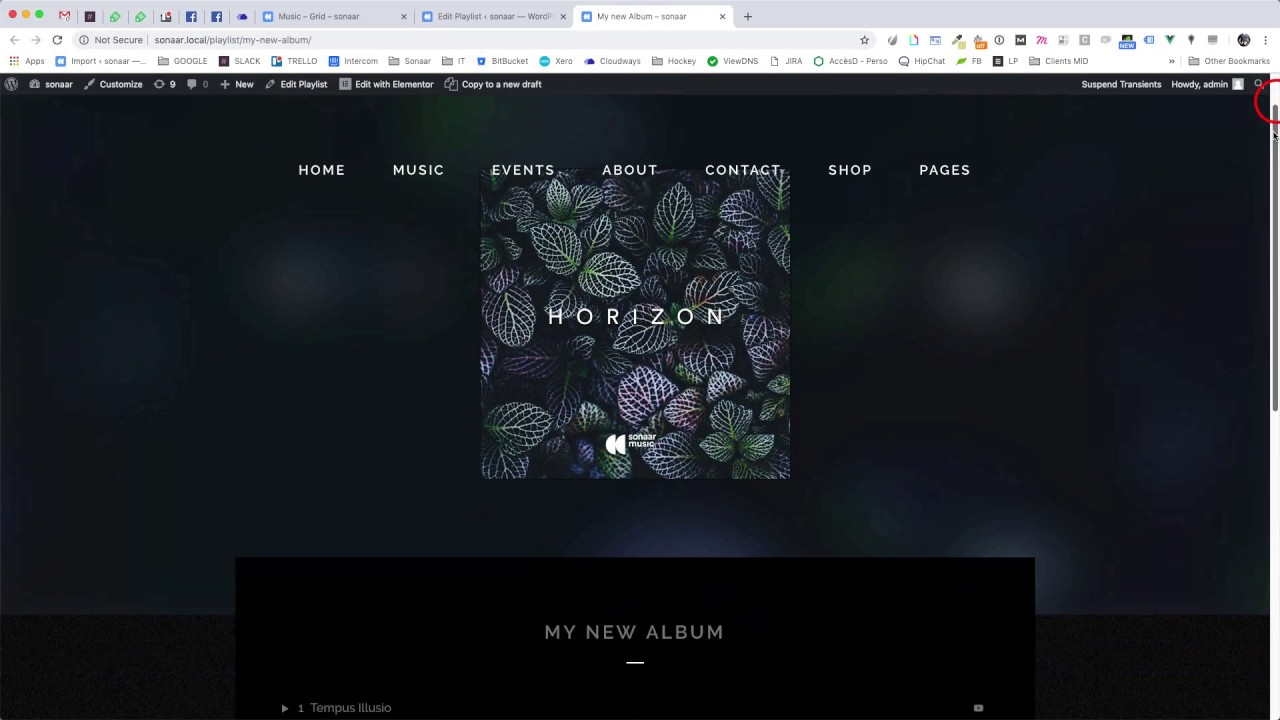 Adding Music Album and Music tracks on your website | Sonaar WordPress Themes | Video Tutorials
