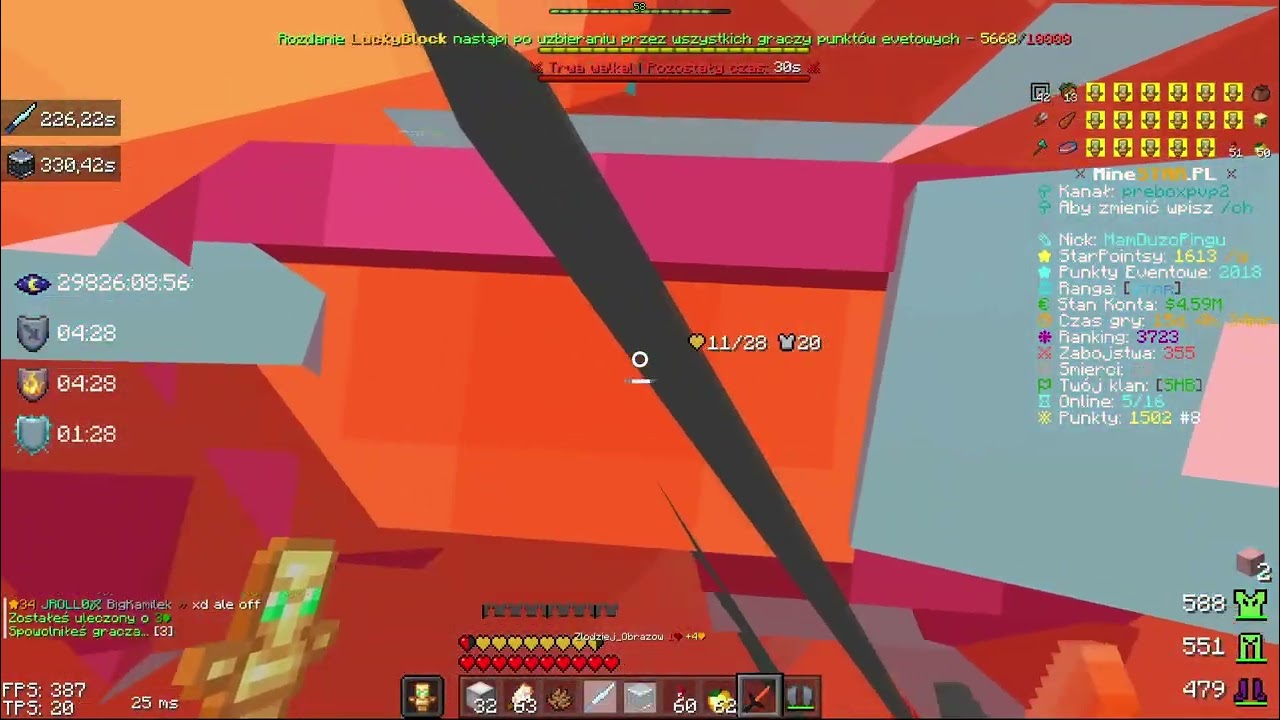 DOMINACJA PRESEASON BOXPVP MINESTAR.PL | LOSOWANIE NA CZASZKE 💀