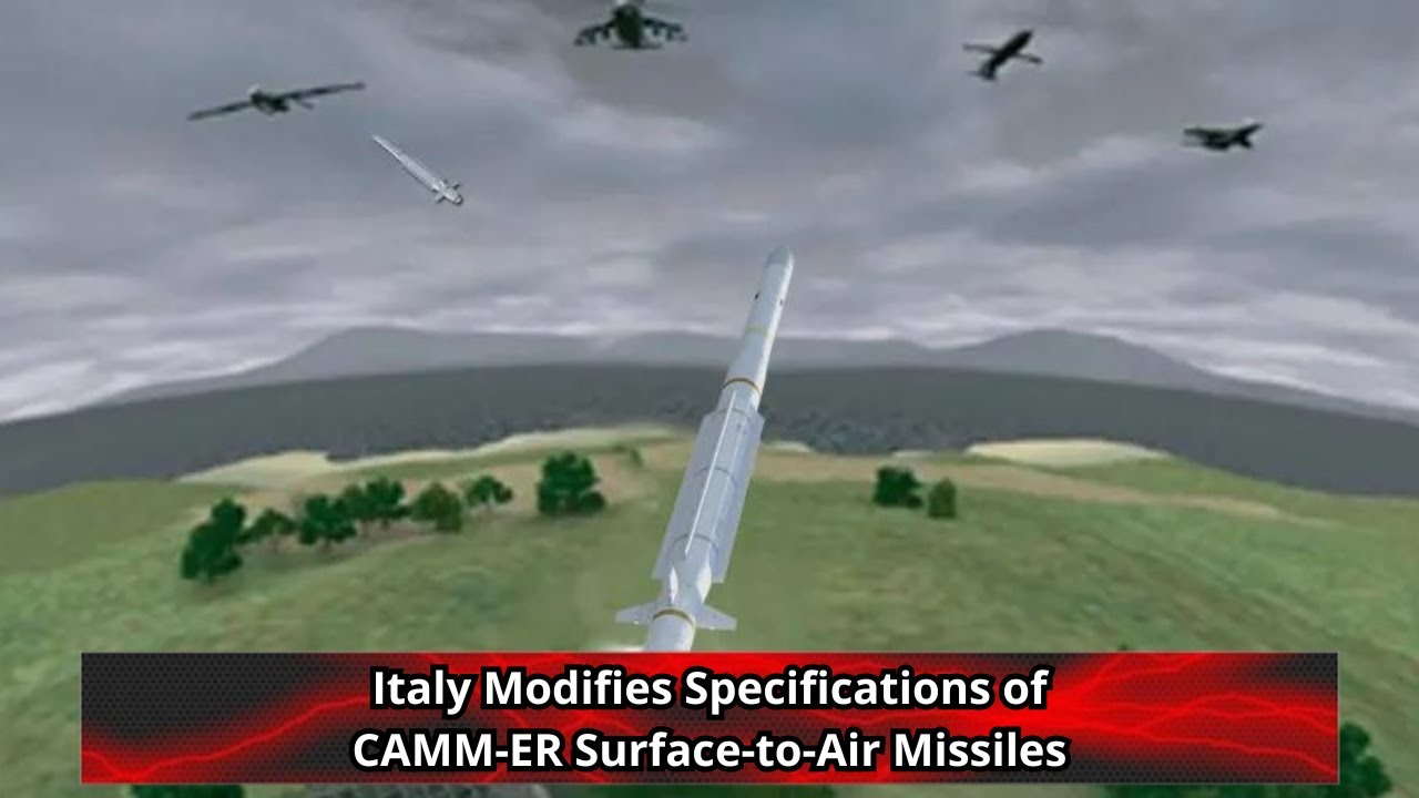 Италия внесла изменения в технические характеристики зенитных ракет CAMM ER.
