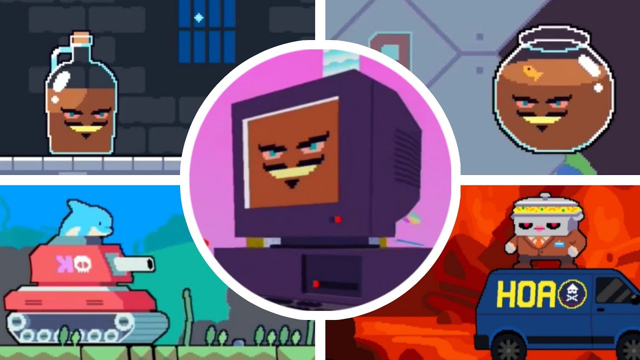 Final Boss Fights from the Dadish Series 