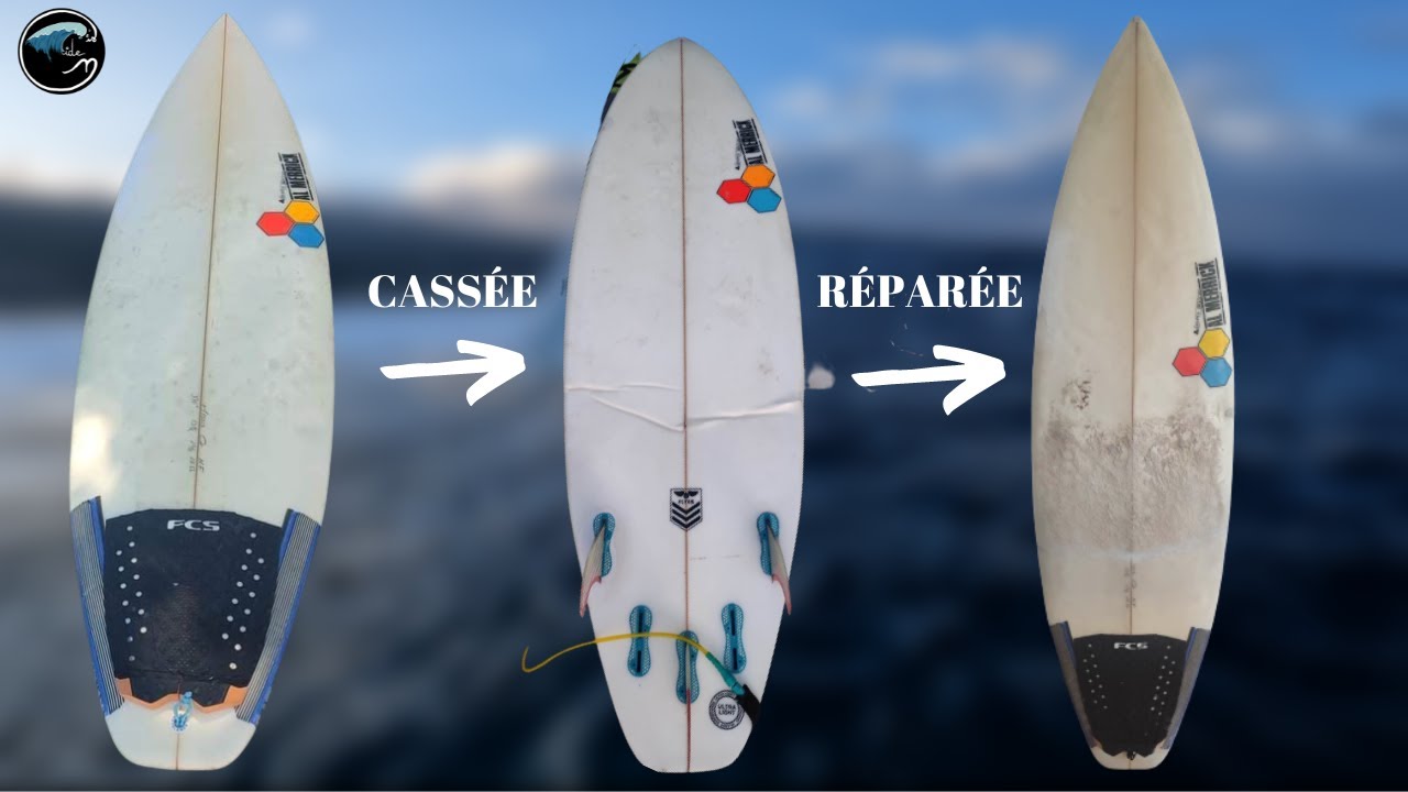 Faut il réparer une planche cassée en deux ? (test et retour)