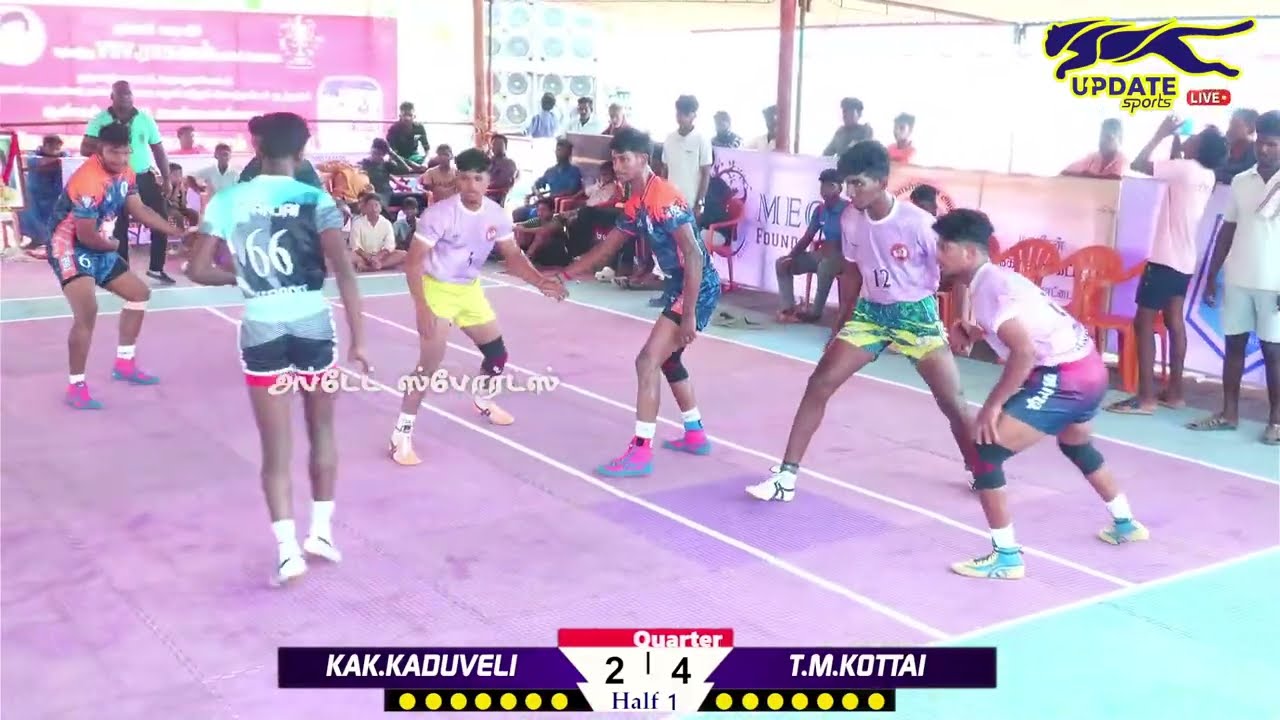 QF | NETHAJI THIRUMANGALKAOTTAI vs KAK KADUVELI #nadiyam MENS KABADDI TOURNAMENT - 2025