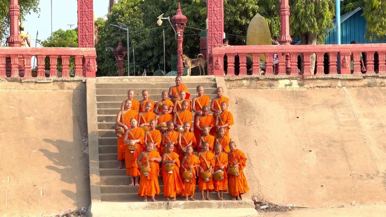Buddhist blessing of our ship #cambodia #kangmeas