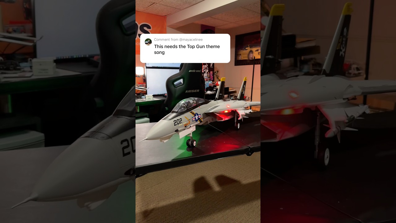 Top Gun + RC F-14 Jet!