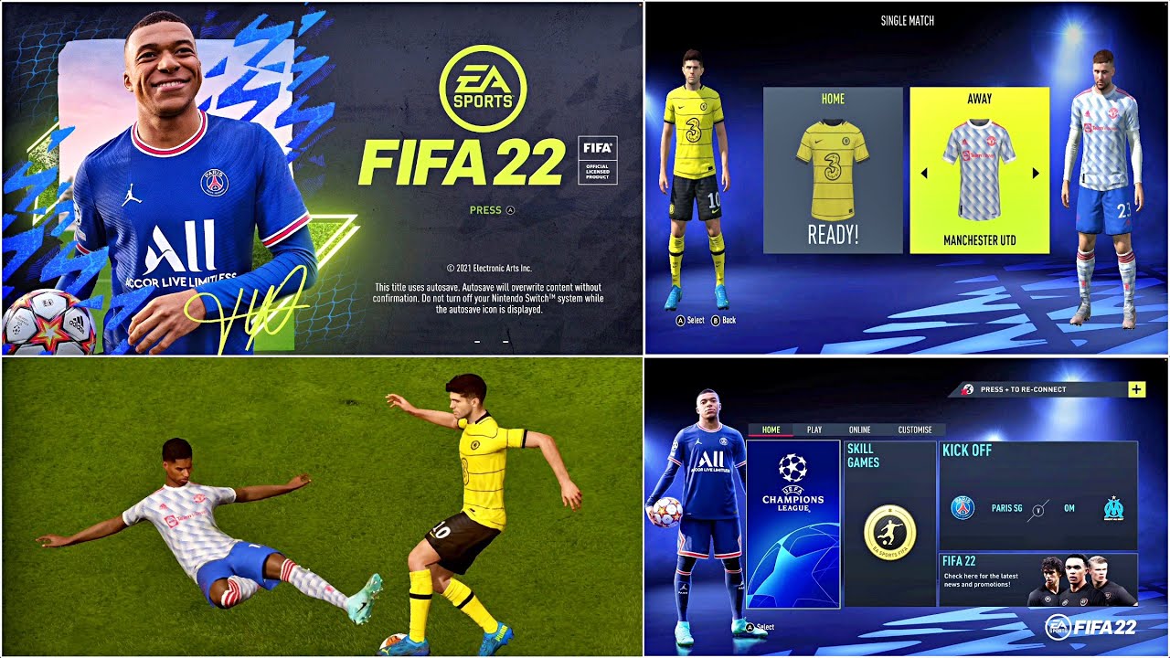 FIFA 22 Switch Edition ( Ryujinx V1.1.1293 ) - FIFA 2022 Android Also Playable With Suyu - Tap Tuber