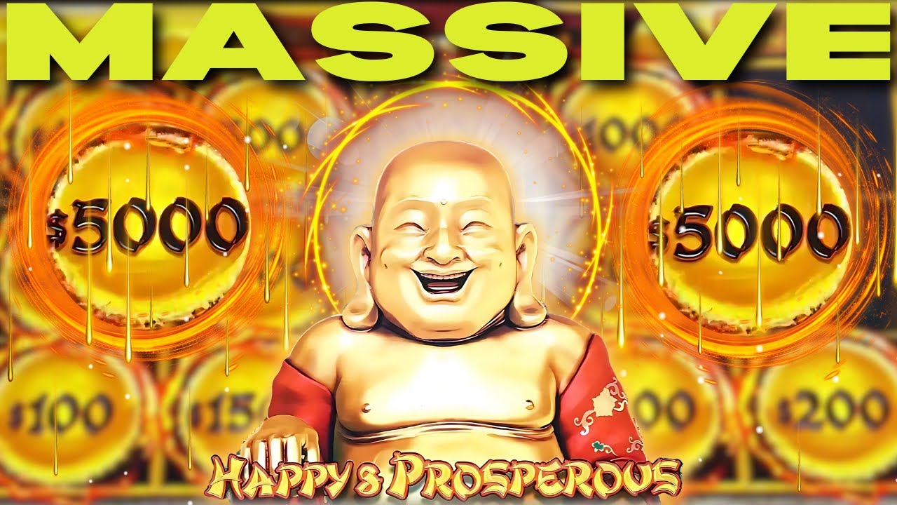🤑🤑 MASSIVE JACKPOT ~ MY BIGGEST WIN ON HAPPY N PROSPEROUS DRAGON CASH SLOT MACHINE LIVE PLAY