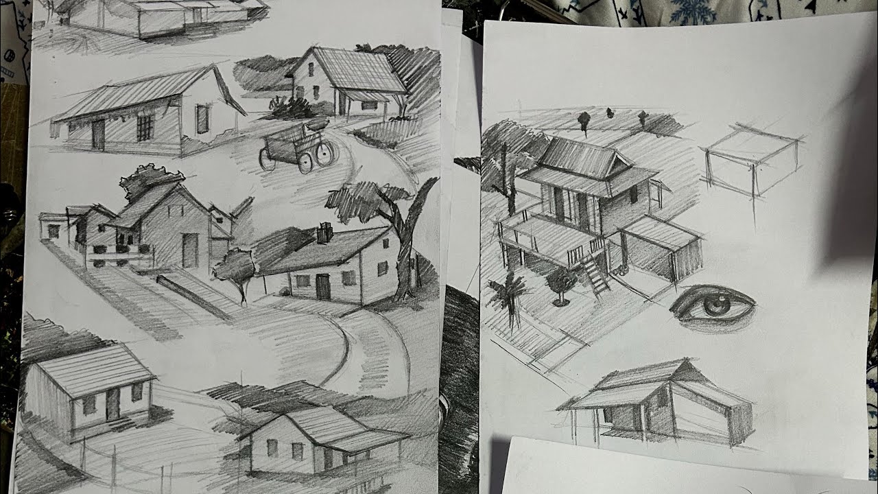 Pencil sketch step by step… 