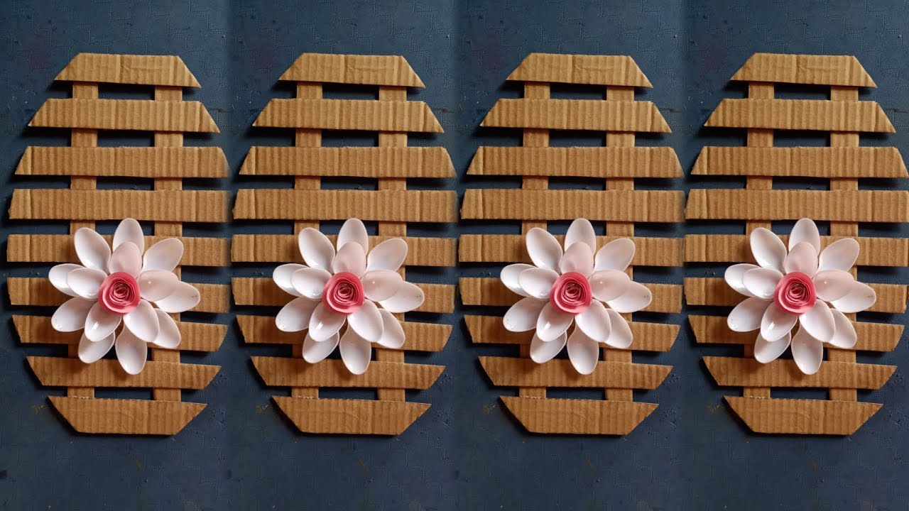 2 Easy And Beautiful Wall Hanging/ cardboard reuse ideas 