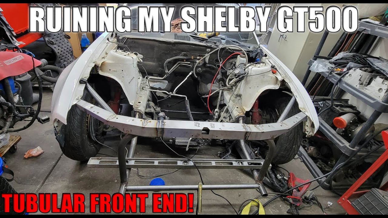 ОТРЕЗАЮ ПЕРЕДНЮЮ ЧАСТЬ МОЕГО SHELBY GT500! - УСТАНОВКА НАДЕЖНОЙ ПЕРЕДНЕЙ ЧАСТИ ТРУБЧАТОГО КОЛЕСА ...