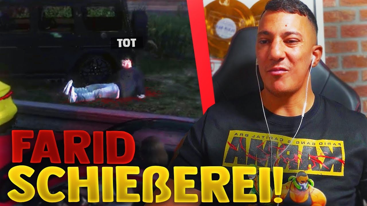 FARID BANG heftige SCHIEßEREI!🤬| GTA RP Teil 28 | Farid Bang Stream Highlights✨